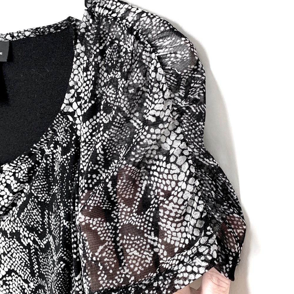 INC size S snake print top - Picture 8 of 12